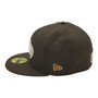 Seattle Seahawks New Era All Brown With White Logo 59FIFTY Fitted Hat