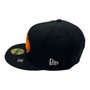 Seattle Seahawks New Era Black/Orange Snake Skin Under-Bill With Super Bowl Patch On Side 59FIFTY Fitted Hat