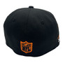 Seattle Seahawks New Era Black/Orange Snake Skin Under-Bill With Super Bowl Patch On Side 59FIFTY Fitted Hat
