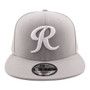 Tacoma Rainiers New Era All Gray With White Letter "R" 9FIFTY Adjustable Snapback Hat