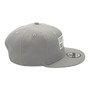 Seattle Seahawks New Era Light Gray And White With Retro Logo 9FIFTY Adjustable Snapback Hat