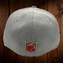 Seattle Seahawks New Era All Gray With Red Team Logo 59FIFTY Fitted Hat