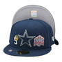 Dallas Cowboys New Era Navy With Super Bowl Patches All Over 59FIFTY Fitted Hat