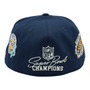 Dallas Cowboys New Era Navy With Super Bowl Patches All Over 59FIFTY Fitted Hat
