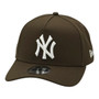 New York Yankees New Era Brown With Basic Team Logo 9FORTY A-Frame Adjustable Snapback Hat