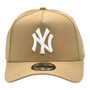 New York Yankees New Era Wheat With Basic Team Logo 9FORTY A-Frame Adjustable Snapback Hat