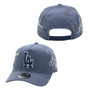 Los Angeles Dodgers New Era Light Blue Denim With Script Design On Sides 9FORTY A-Frame Adjustable Snapback Hat
