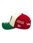Mexico New Era Chrome White/Red/Green With New Era Branded Logos All Over 9FORTY A-Frame Adjustable Snapback Hat