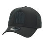 Mexico New Era All Black On Black And New Era Branded Logos All Over 9FORTY A-Frame Adjustable Snapback Hat