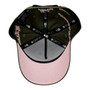 Mexico New Era Olive Green With Pink New Era Branded Logos All Over 9FORTY A-Frame Adjustable Snapback Hat