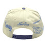 Mexico New Era Chrome White/Lavender New Era Branded Logos All Over 9FORTY A-Frame Adjustable Snapback Hat
