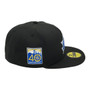 Seattle Mariners New Era Black/Gray Bottom 1981 Logo With 40TH Anniversary Patch 59FIFTY Fitted Hat