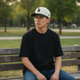 Los Angeles Dodgers New Era Chrome White/Black Basic Logo With 2024 World Series Champions Patch 9FORTY A-Frame Snapback Hat
