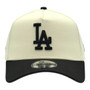 Los Angeles Dodgers New Era Chrome White/Black Basic Logo With 2024 World Series Champions Patch 9FORTY A-Frame Snapback Hat