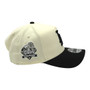 Los Angeles Dodgers New Era Chrome White/Black Basic Logo With 2024 World Series Champions Patch 9FORTY A-Frame Snapback Hat