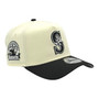 Seattle Mariners New Era Chrome White/Black Basic Logo With 30th Anniversary Patch 9FORTY A-Frame Snapback Hat