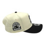 Seattle Mariners New Era Chrome White/Black Basic Logo With 30th Anniversary Patch 9FORTY A-Frame Snapback Hat