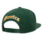 Seattle Supersonics Mitchell & Ness Dark Green NBA English Drop Back Adjustable Snapback Hat