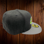 Seattle Seahawks New Era Heather Dark Gray/Light Gray And Lime Green Seahawk 59FIFTY Fitted Hat