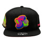 Seattle Supersonics Mitchell & Ness Black NBA Color Bomb With 40TH Anniversary Patch Fitted Hat