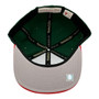 Seattle Supersonics Mitchell & Ness Dark Green/Red 1967 Established Patch Fitted Hat