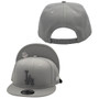 Los Angeles Dodgers New Era Light Gray Charcoal “LA” Basic 9FIFTY Adjustable Snapback Hat