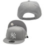 New York Yankees New Era light Gray Basic 9FIFTY Adjustable Snapback Hat