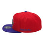 Toronto Raptors Mitchell & Ness Red/Purple With 1995-96 Inaugural Season Patch Fitted Hat