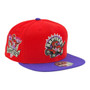 Toronto Raptors Mitchell & Ness Red/Purple With 1995-96 Inaugural Season Patch Fitted Hat