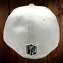 Seattle Seahawks New Era All White With Black Inside The Seahawk 59FIFTY Fitted Hat