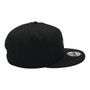 Seattle Mariners New Era All Black Basic Logo With Yellow Outline 9FIFTY Adjustable Snapback