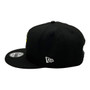 Seattle Mariners New Era All Black Basic Logo With Yellow Outline 9FIFTY Adjustable Snapback