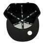 Seattle Mariners New Era All Black Basic Logo With Yellow Outline 9FIFTY Adjustable Snapback
