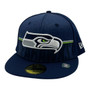 Seattle Seahawks New Era Navy Spring Training 2023 59FIFTY Fitted Hat