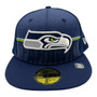 Seattle Seahawks New Era Navy Spring Training 2023 59FIFTY Fitted Hat