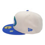 Seattle Seahawks New Era Stone /Royal Blue 2024 Sideline Historic 59FIFTY Fitted Hat