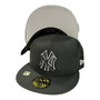 New York Yankees New Era All Black/Gray Under Visor 2022 Batting Practice 59FIFTY Trucker Mesh Fitted Hat