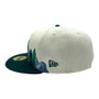 Los Angeles Dodgers New Era Cream/Dark Green Forest Skyline 59FIFTY Fitted Hat