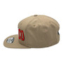 Mexico Hatstop All khaki Country Colors In Letters With Shield Patch Adjustable Snapback Hat
