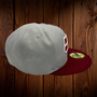 Seattle Seahawks New Era Light Gray/Maroon Basic Logo 59FIFTY Fitted Hat