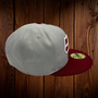 Seattle Seahawks New Era Light Gray/Maroon Basic Logo 59FIFTY Fitted Hat