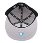 Seattle Seahawks New Era Light Gray With Black Inside The Seahawk 59FIFTY Fitted Hat