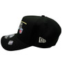 Seattle Seahawks New Era Black With Super Bowl LX Champions Patch 9FORTY A-Frame Adjustable Snapback Hat