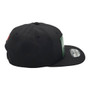 Mexico Hatstop All Black With Country Flag Adjustable Snapback Hat