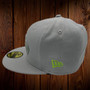 Seattle Seahawks New Era All Light Gray With Lime Green Inside The Seahawk 59FIFTY Fitted Hat