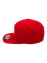USA Hatstop All Red Country Colors In Letters With Flag Patch Adjustable Snapback Hat