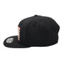 USA Hatstop All Black With Country Flag Adjustable Snapback Hat