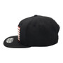 USA Hatstop All Black With Country Flag Adjustable Snapback Hat