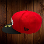 Seattle Seahawks New Era All Red With Black Bill And White Seahawk 59FIFTY Fitted Hat