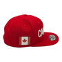 Canada Hatstop All Red With Country Flag Adjustable Snapback Hat